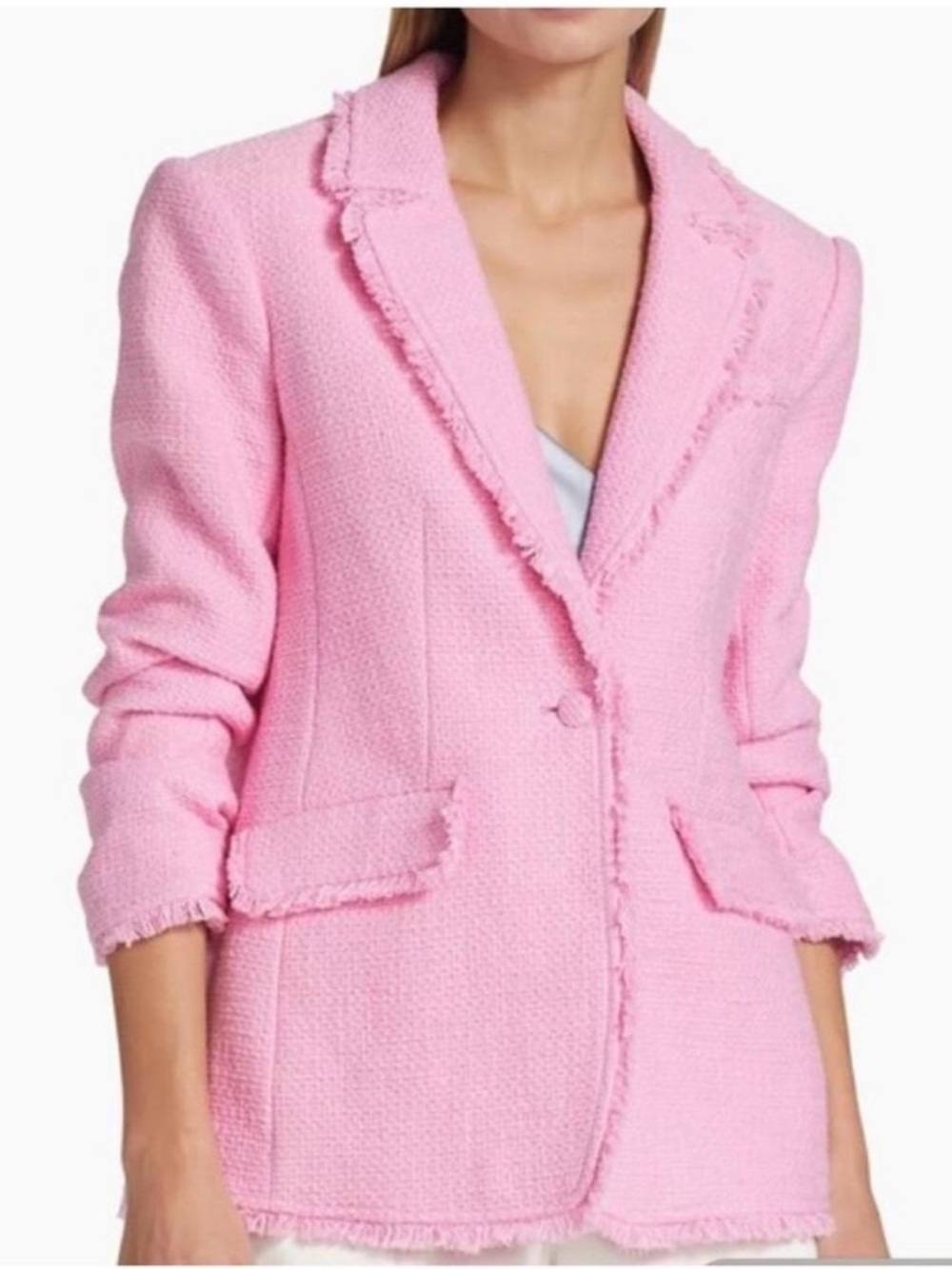Cinq A Sept Khloe Boucle Blazer
Pink Lemonade size 2